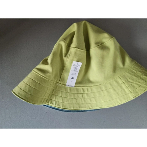 NWT Lululemon Both Ways Reversible Bucket Hat Cap Sz M/L TIDT/WSBI Unisex - Picture 10 of 10